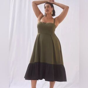 Mare Mare By Anthropologie Ruffled Flounce Maxi Dress Size 1X